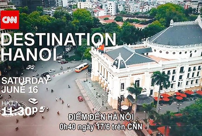 Hà Nội tạm dừng gói quảng bá 4 triệu USD với CNN đến khi hết dịch Một cảnh quay trong chương trình quảng bá của CNN