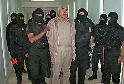 'Hồ sơ Panama' hé lộ vụ cướp thế kỷ, trùm ma túy, bê bối Nixon Rafael Caro Quintero (giữa), một trong những trùm ma túy quyền lực nhất Mexico, cũng có tên trong "Hồ sơ Panama". Ảnh: AFP