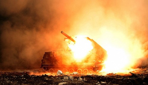 Mỹ muốn chế tạo rocket phóng đàn UAV tự sát Pháo phản lực thông thường của Mỹ có thể bắn loại rocket này. Ảnh: National Interest.