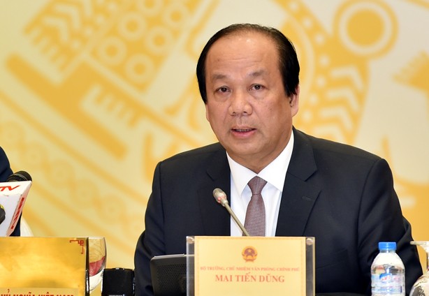 Chính phủ họp bàn phương án đưa 39 người chết ở Anh về nước Bộ trưởng, Chủ nhiệm VPCP Mai Tiến Dũng