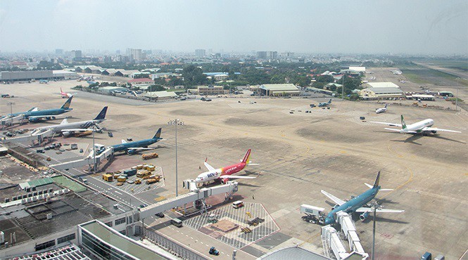 Thiết bị bay không người lái gây nguy cơ mất an toàn hàng không Sân bay Tân Sơn Nhất (ảnh minh họa)