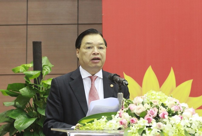 Chăm lo công tác xây dựng Đảng trong các cơ quan báo chí Ông Lê Mạnh Hùng, Phó Trưởng Ban Tuyên giáo Trung ương