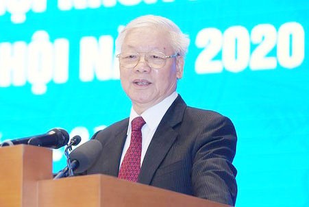 “Mây đen phủ lên toàn cầu, nhưng mặt trời vẫn đang toả nắng ở Việt Nam“ Tổng Bí thư, Chủ tịch nước Nguyễn Phú Trọng phát biểu tại Hội nghị