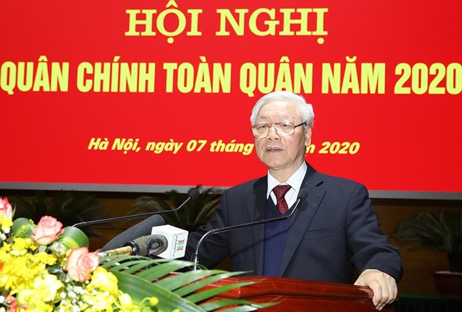 Tổng Bí thư, Chủ tịch nước: Quân đội tuyệt đối không được chủ quan, thỏa mãn Tổng Bí thư, Chủ tịch nước Nguyễn Phú Trọng