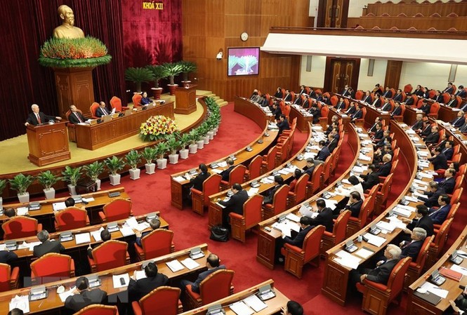 Trình Trung ương dự thảo Quy chế bầu cử tại Đại hội XIII của Đảng Khai mạc Hội nghị Trung ương lần thứ 14