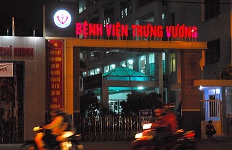 Cầm mã tấu 'đại náo' Bệnh viện Trưng Vương BV Trưng Vương, nơi xảy ra vụ việc