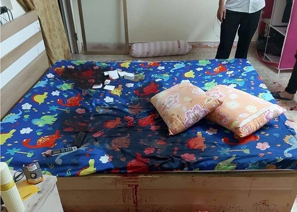 Giết người sau khi bị đòi quan hệ đồng tính Hiện trường vụ án mạng. Ảnh: CAND