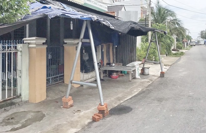 Sát hại vợ bằng nhiều nhát dao rồi tự sát Căn nhà của vợ chồng ông bà Hồ Đắc Dương, Nguyễn Thị Thanh Thúy - nơi xảy ra vụ trọng án