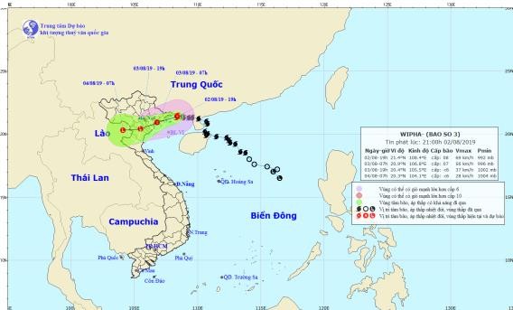 Tin mới nhất về cơn bão số 3 sắp đổ bộ vào Quảng Ninh-Hải Phòng Tin mới nhất về cơn bão số 3 sắp đổ bộ vào Quảng Ninh-Hải Phòng