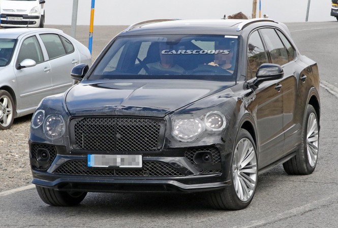 Bentley Bentayga mới lộ ảnh chạy thử Bentley Bentayga mới lộ ảnh chạy thử