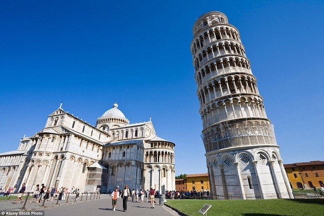 Tìm ra danh tính kiến trúc sư thiết kế Tháp Nghiêng Pisa Công trình Tháp Nghiêng Pisa nằm ở thành phố Pisa (Ý)