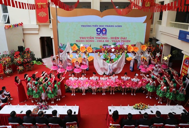 Trường Tiểu học 'lão làng' nhất Thủ đô kỷ niệm 90 năm thành lập Trường Tiểu học 'lão làng' nhất Thủ đô kỷ niệm 90 năm thành lập