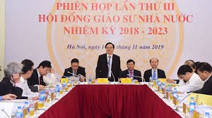 Chính thức công khai lý lịch khoa học các thành viên Hội đồng Giáo sư nhà nước Chính thức công khai lý lịch khoa học các thành viên Hội đồng Giáo sư nhà nước