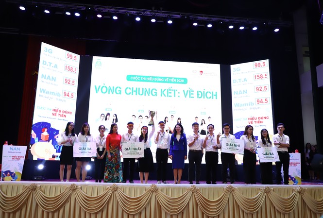 Sinh viên học viện Ngân hàng giành giải nhất cuộc thi 'Hiểu đúng về tiền' Sinh viên học viện Ngân hàng giành giải nhất cuộc thi 'Hiểu đúng về tiền'