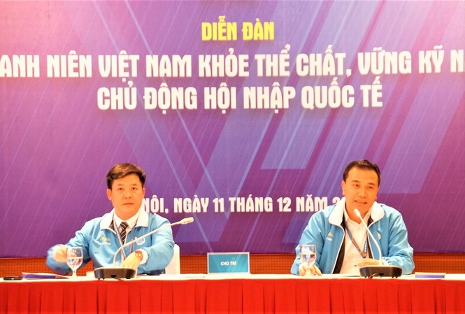 Hội nhập quốc tế là bắt buộc, không phải muốn hay không Diễn đàn “Thanh niên Việt Nam khỏe thể chất, vững kỹ năng chủ động hội nhập quốc tế”.