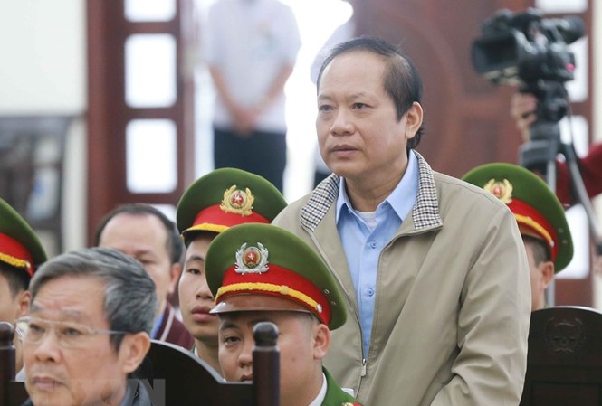 Ông Trương Minh Tuấn: Bộ trưởng Nguyễn Bắc Son giao nên tôi ký Bị cáo Trương Minh Tuấn tại tòa.