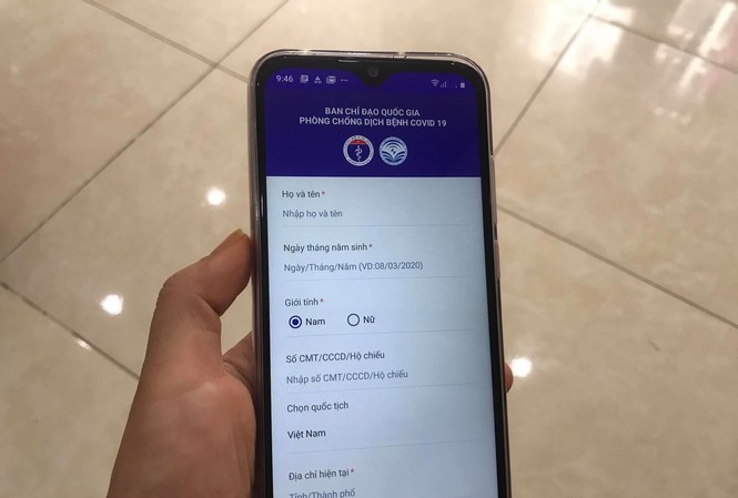 Ứng dụng khai báo y tế toàn dân đã xuất hiện trên Google Play Người dùng điện thoại hệ điều hành Android có thể tải ứng dụng NCOVI vào sáng nay. Ảnh: Nguyễn Hoài