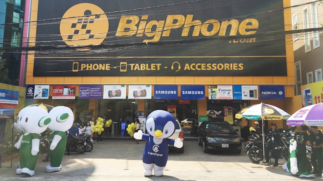 Vươn sang Campuchia, vì sao Thế giới di động gặt hái nhiều thành công Cửa hàng Bigphone của Thế giới di động tại Campuchia