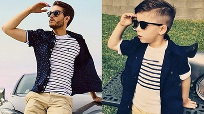 Cậu bé 4 tuổi sành điệu như hot boy Cậu bé 4 tuổi sành điệu như hot boy