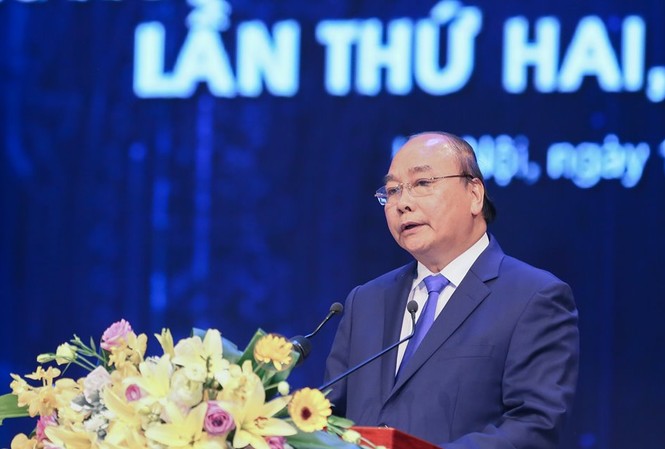 Thủ tướng kỳ vọng vai trò của báo chí trong phòng chống tham nhũng Thủ tướng Chính phủ Nguyễn Xuân Phúc phát biểu tại buổi lễ. Ảnh: Như Ý