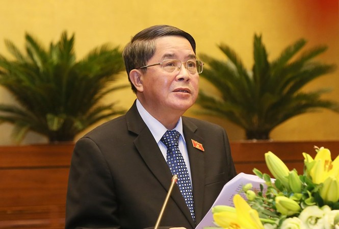 Năm 2020 tăng lương cơ sở lên 1,6 triệu đồng/tháng Chủ nhiệm Uỷ ban Tài chính ngân sách của Quốc hội Nguyễn Đức Hải. Ảnh: Như Ý