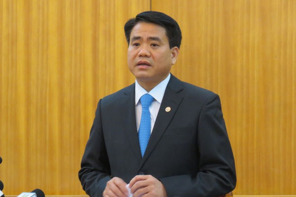 Chủ tịch Hà Nội: Không có lợi ích nhóm ở nhà máy nước sông Đuống Chủ tịch UBND thành phố Hà Nội Nguyễn Đức Chung