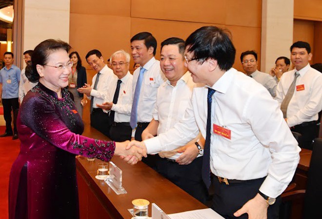 Chủ tịch Quốc hội Nguyễn Thị Kim Ngân: Báo chí là cầu nối Quốc hội với nhân dân Chủ tịch Quốc hội Nguyễn Thị Kim Ngân: Báo chí là cầu nối Quốc hội với nhân dân