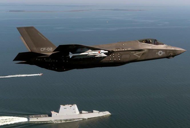 Vừa biên chế F-35C, hải quân Mỹ đã cần máy bay chiến đấu thế hệ 6 Tiêm kích F-35C của hải quân Mỹ