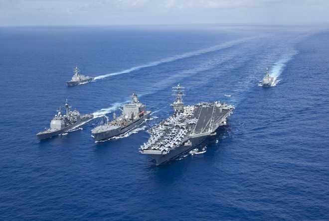 Hải quân Mỹ và những ‘nút thắt’ trên biển Đông Ảnh: US Navy