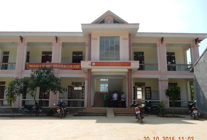 Bé 3 tháng tuổi khóc thét, tử vong sau khi tiêm vắc xin Trạm y tế xã Quang Phong là nơi tiêm vắc xin cho cháu bé Lô Tuấn T.