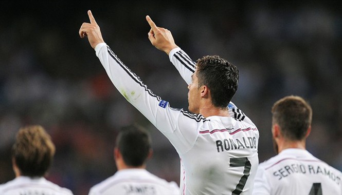 Lời khẳng định của “đàn kền kền“ Ronaldo và đồng đội đã trở lại với chiến thắng đậm đà ở Champions League. Ảnh: Getty Images