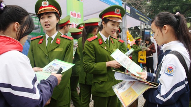 Điểm chuẩn cao đẳng An ninh nhân dân II năm 2015 Ảnh minh họa