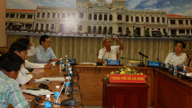 TPHCM tổ chức hội nghị kiều bào lớn chưa từng có Ông Võ Văn Hoan, Chánh văn phòng, người phát ngôn UBND TPHCM tại cuộc họp báo.