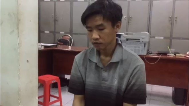 Đôi nam nữ rủ nhau đi cướp xe sau khi chơi ma túy Đối tượng Quyền tại cơ quan công an.