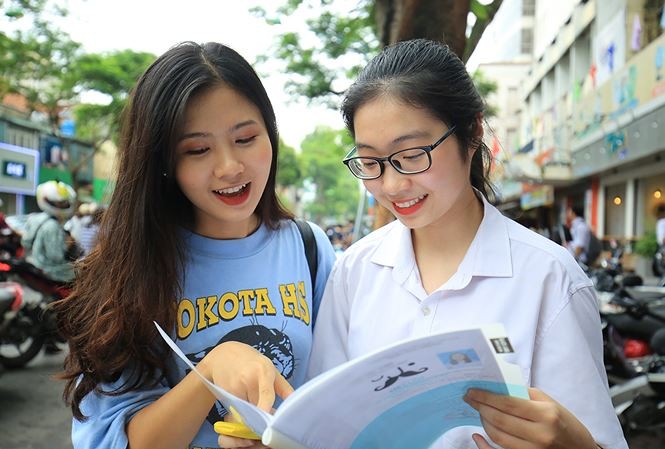 Tra cứu toàn bộ điểm thi THPT quốc gia 2019 trên Tiền Phong Thí sinh dự thi THPT quốc gia 2019. Ảnh: Như Ý