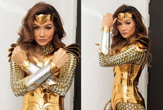 Tạo hình Wonder Woman của H'hen Niê 'gây sốt' trên Missosology, fans quốc tế khen hết lời Tạo hình Wonder Woman của H'hen Niê.