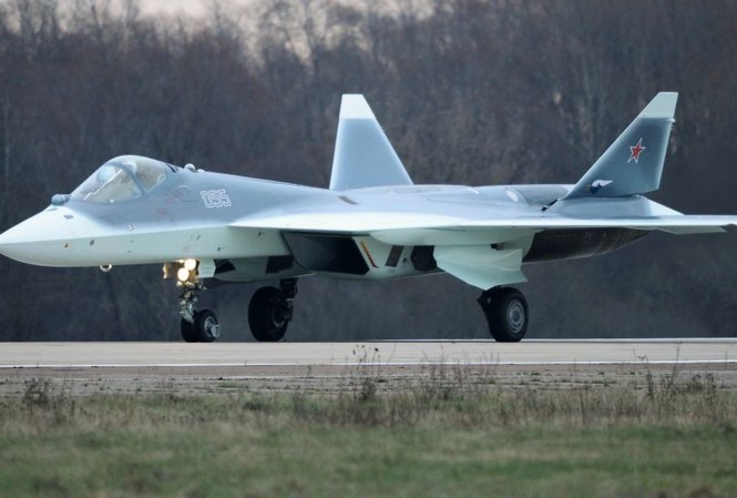 Nga sắp sản xuất hàng loạt siêu tiêm kích thế hệ 5 Nga sắp sản xuất hàng loạt tiêm kích T-50. Ảnh: Sputnik