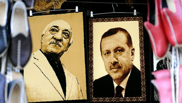 Thổ Nhĩ Kỳ kêu gọi Mỹ dẫn độ giáo sĩ Fethullah Gulen Tổng thống Thổ Nhĩ Kỳ Erdogan và giáo sĩ Gulen từng một thời là đồng minh chính trị. Ảnh: AFP