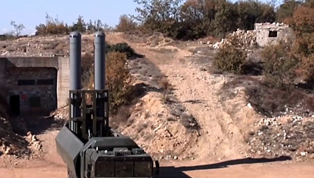 Nga đưa tổ hợp phòng thủ bờ biển Bastion tới Crimea Ảnh: RIA Novosti