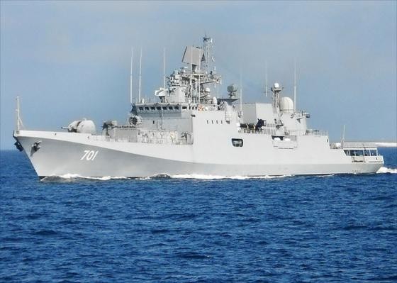 Syria căng thẳng, chiến hạm Nga kéo dài thời gian ở Địa Trung Hải Ảnh: Vpk
