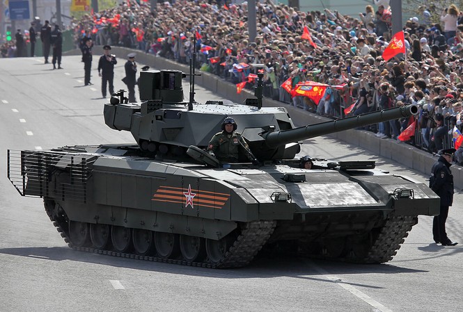 Nga hé lộ biến thể siêu tăng T-14 Armata không người lái Ảnh: RIA Novosti