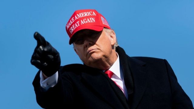 Ông Trump: ‘Cuộc bầu cử còn lâu mới chấm dứt’ Ông Trump khẳng định cuộc bầu cử chưa thể chấm dứt. Ảnh: AP