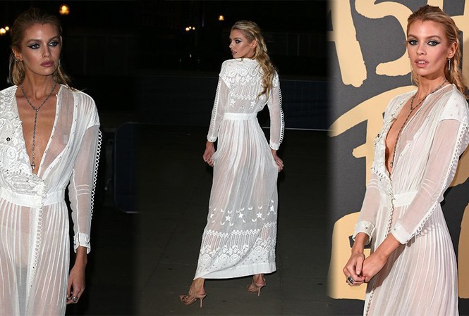 'Thiên thần nội y' Stella Maxwell lộ nguyên vòng 1 khiến khách mời 'đỏ mặt' 'Thiên thần nội y' Stella Maxwell lộ nguyên vòng 1 khiến khách mời 'đỏ mặt'