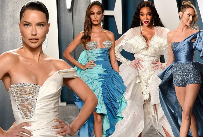 Dàn mẫu nội y hở ngực táo bạo trên thảm đỏ tiệc hậu Oscar 2020 Dàn mẫu hàng đầu thế giới cùng mặc gợi cảm, khoe đường cong thể hình nóng bỏng tại sự kiện khiến các khách mời không khỏi trầm trồ.