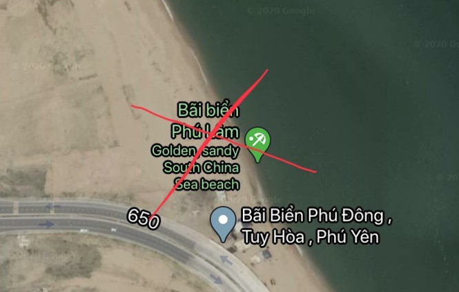 Google Maps gỡ thông tin sai sự thật về bãi biển Tuy Hoà - Phú Yên Google Maps thông tin sai sự thật về bãi biển TP Tuy Hoà