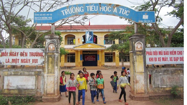 Học lớp 5 không biết đọc, lớp 7 chỉ biết cộng trừ Trường Tiểu học A Túc.
