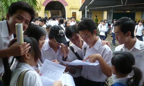 Hàng nghìn học sinh chỉ đăng ký dự thi tốt nghiệp THPT Ảnh minh họa