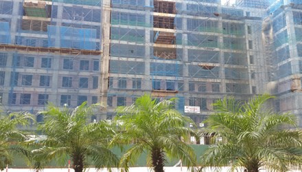 Nỗi thống khổ của người mua nhà Các căn hộ tại dự án Park View Residence (Hà Đông, Hà Nội). Ảnh: N.M.