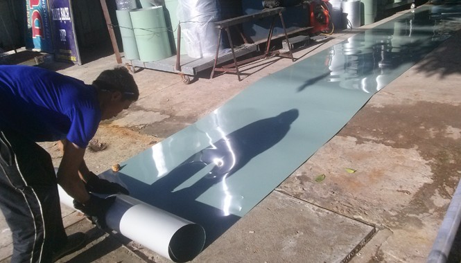 Doanh nghiệp Việt điêu đứng Cơ sở Duy Tiến, 172 Nguyễn Lương Bằng, quận Liên Chiểu, Đà Nẵng, bán tôn liên doanh kém chất lượng.