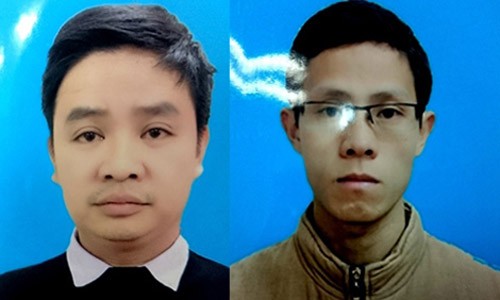 'Chạy' vào ngành công an, hơn 40 người sập bẫy lừa đảo Đối tượng Điệp và Quân. Ảnh: Công an Nhân dân.